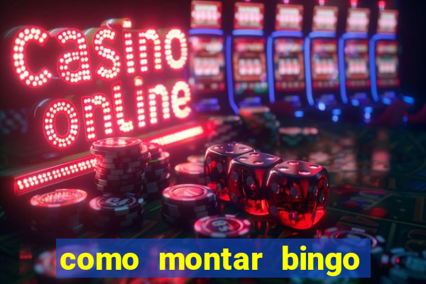 como montar bingo brinquedos toia